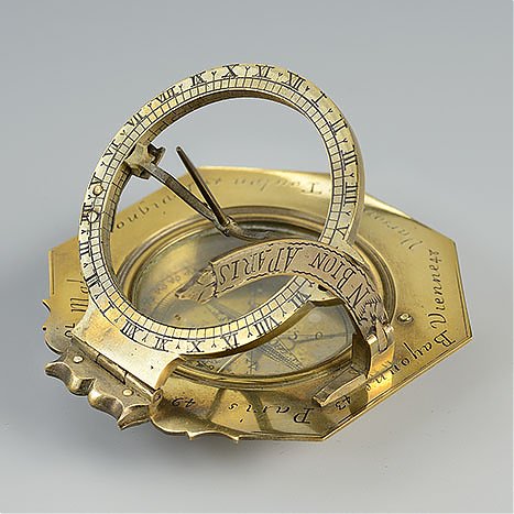 Zegar równikowy, przenośny, typu augsburskiego